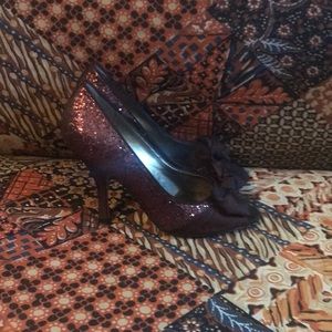 Worn once Mina peep toe heels